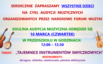 Audycja muzyczna – marzec