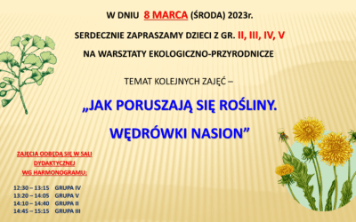 Warsztaty ekologiczne – marzec