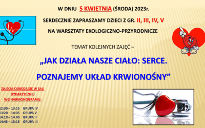 Warsztaty ekologiczne – kwiecień
