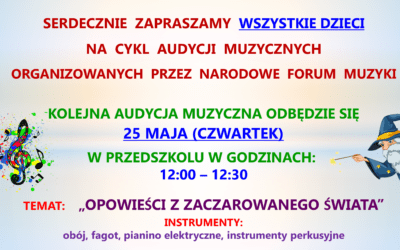 Audycja muzyczna – maj