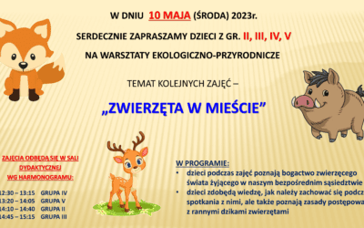 Warsztaty ekologiczne – maj