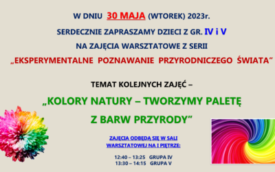 Eksperymenty przyrodnicze – maj