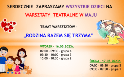 Warsztaty teatralne – maj