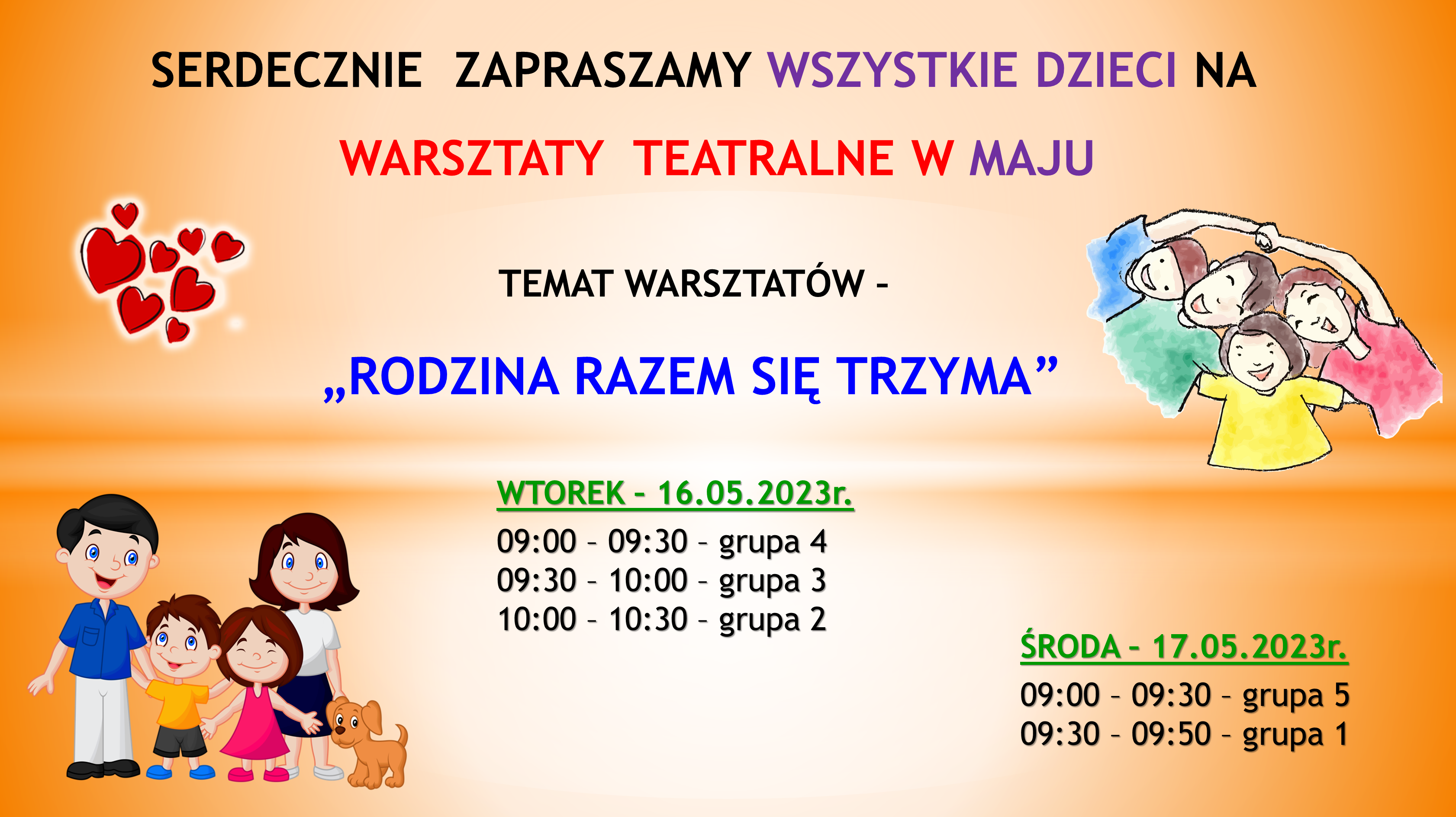 Warsztaty teatralne – maj
