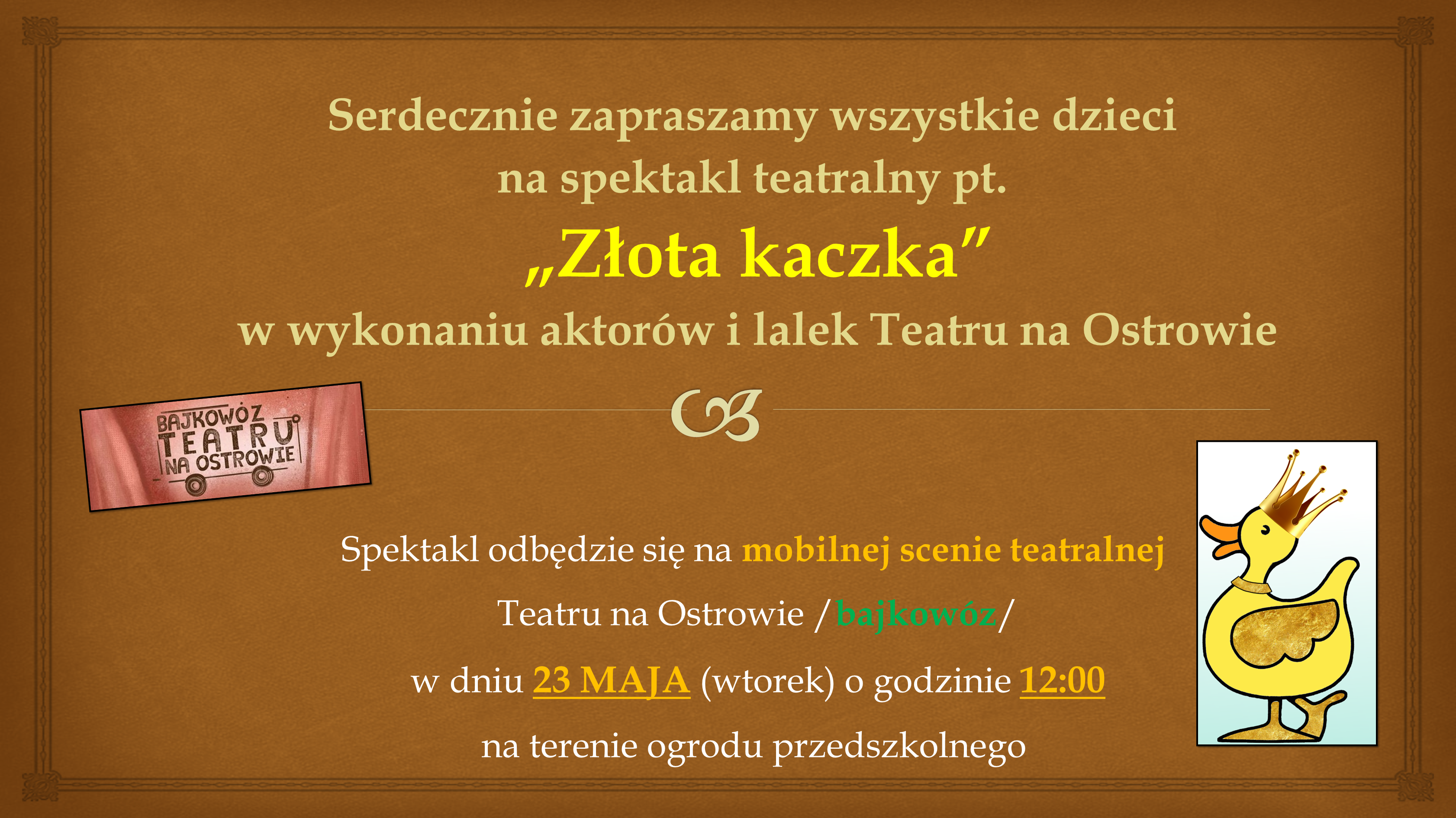 Bajkowóz – ZŁOTA KACZKA