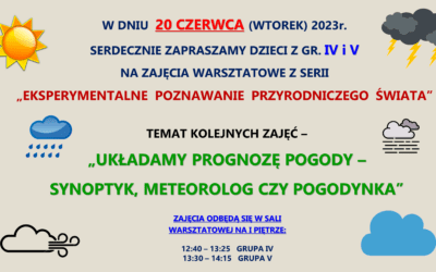 Eksperymenty przyrodnicze – czerwiec