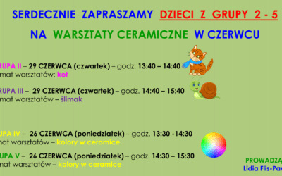 Ceramika – czerwiec