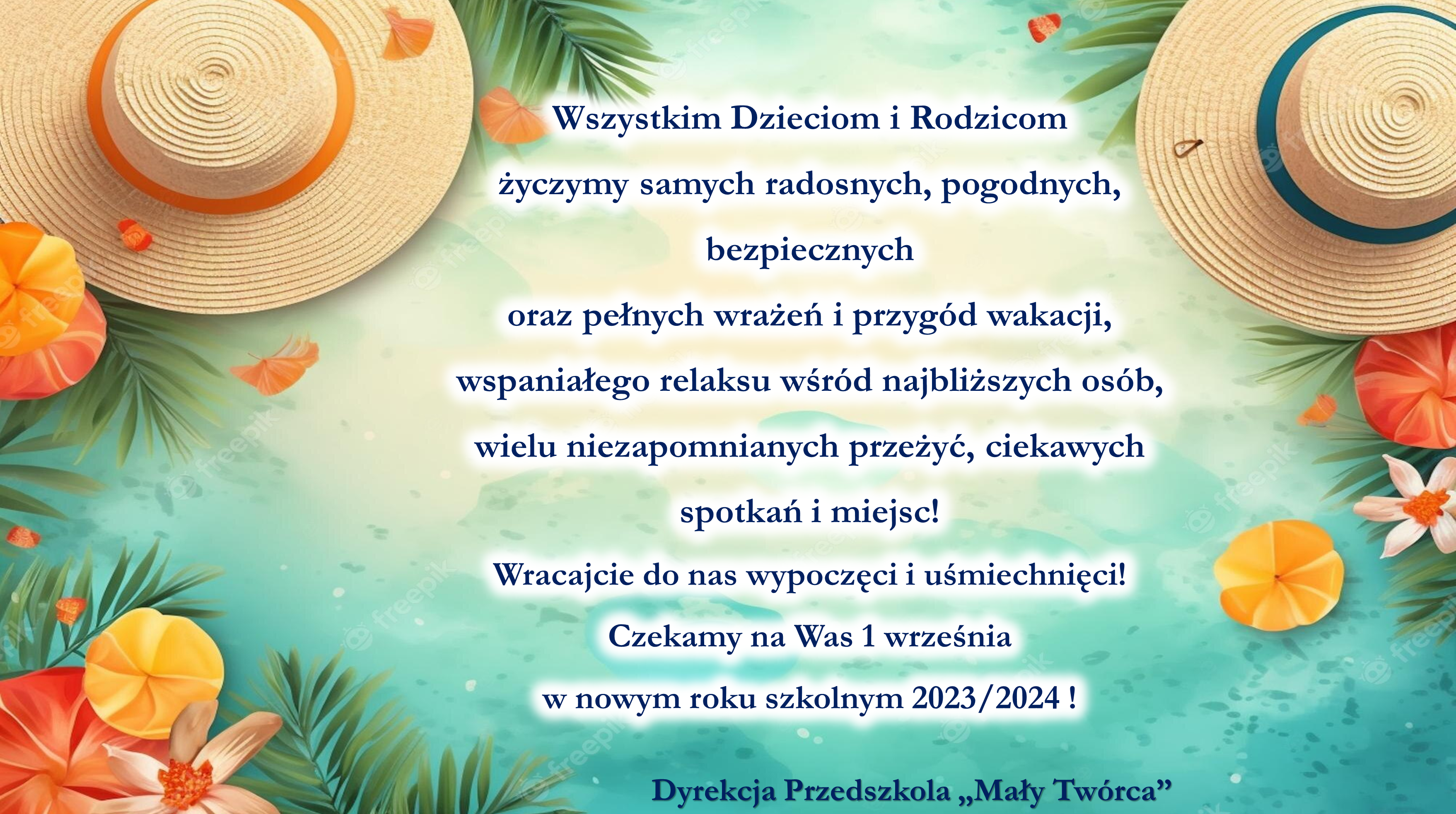 Życzenia wakacyjne