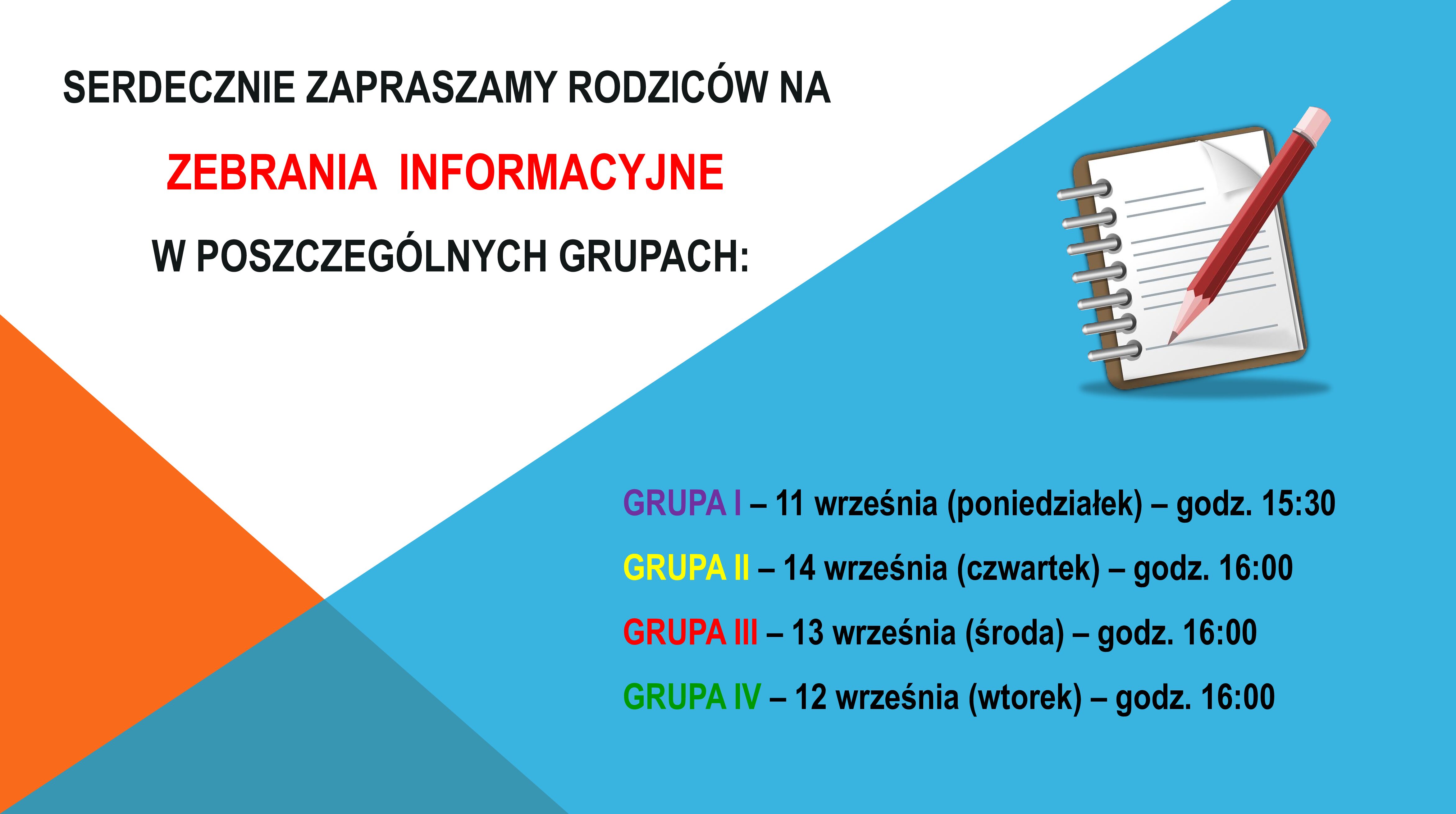 Zebrania informacyjne