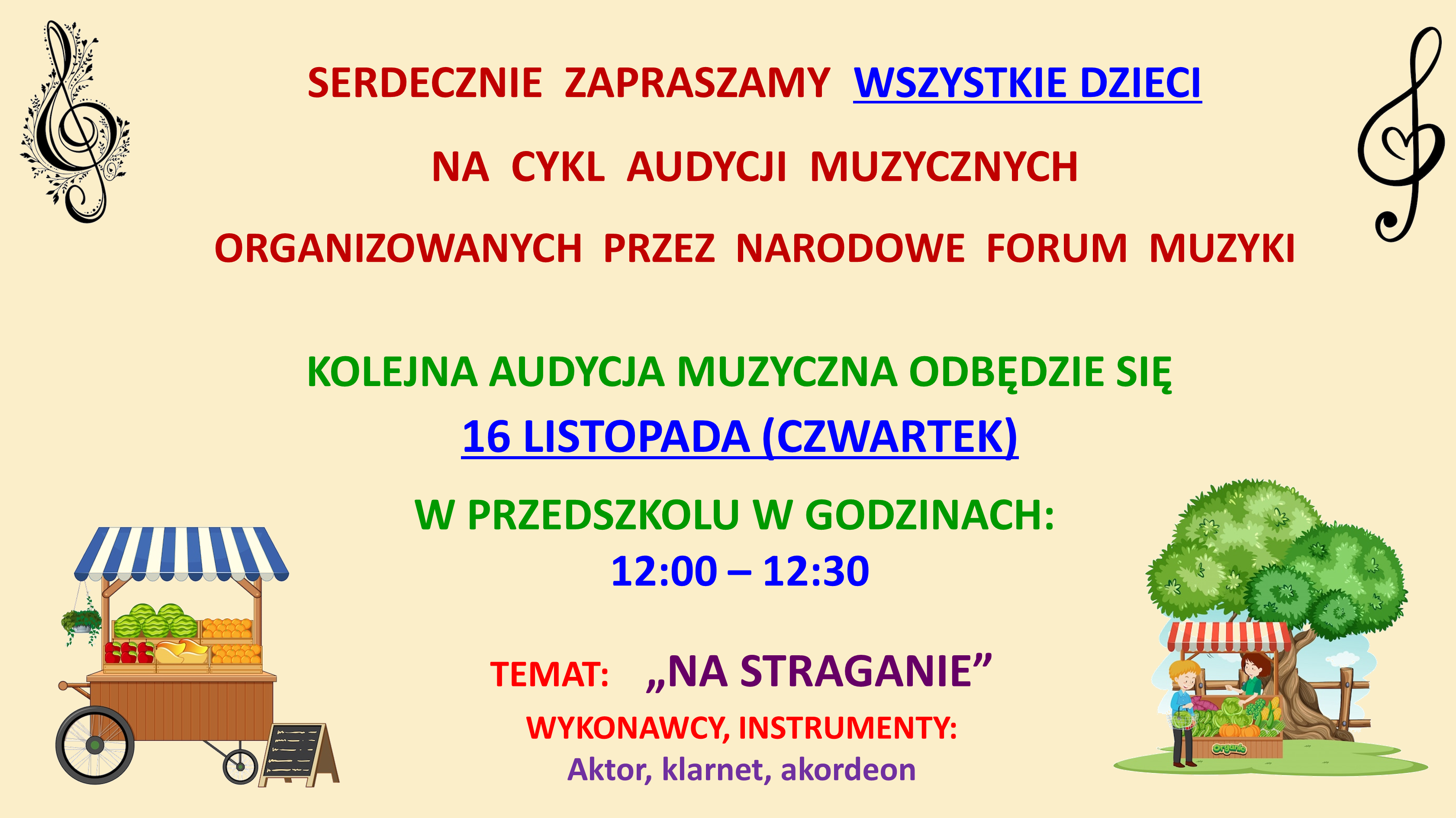AUDYCJA MUZYCZNA – LISTOPAD
