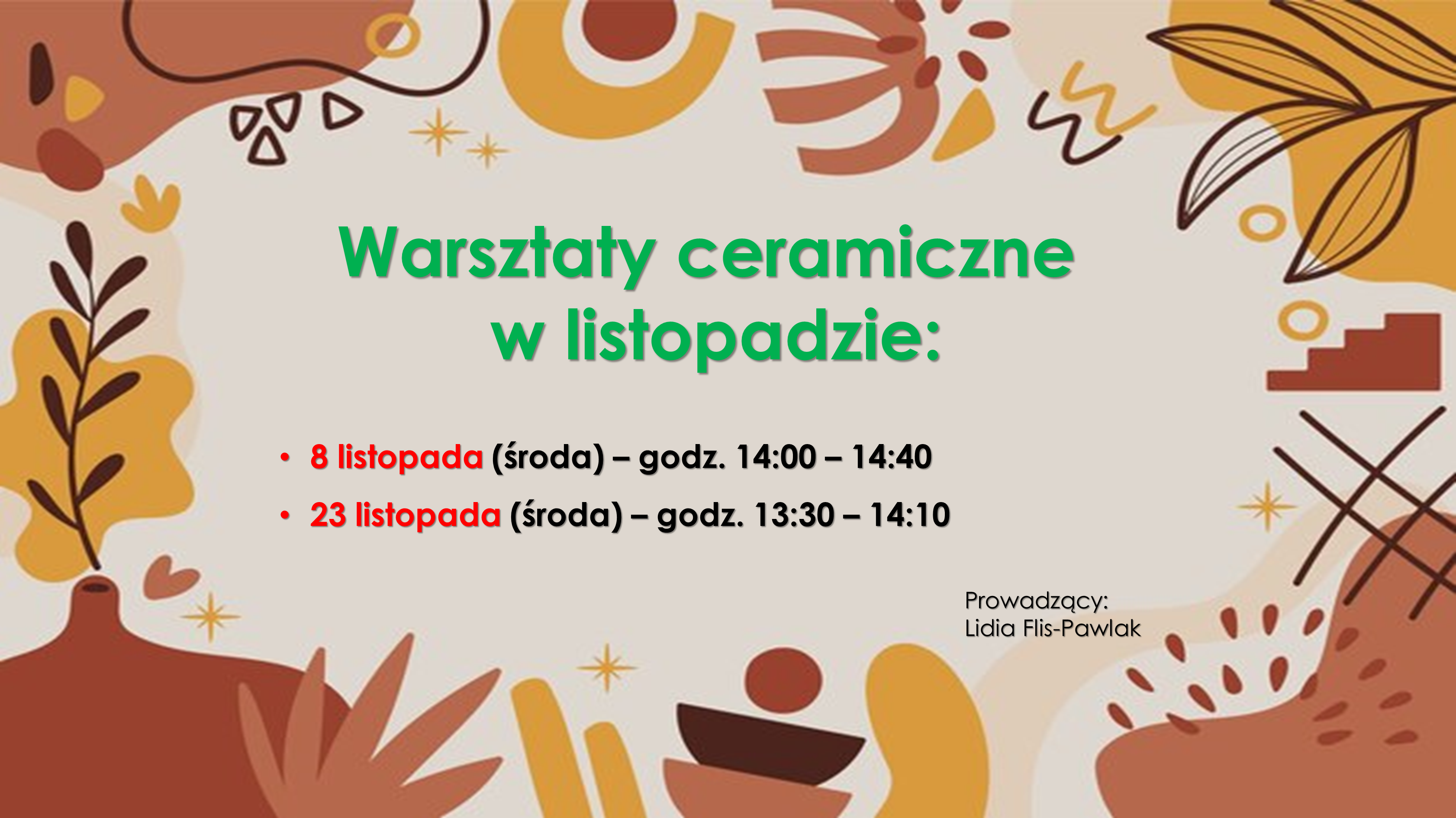 CERAMIKA LISTOPAD