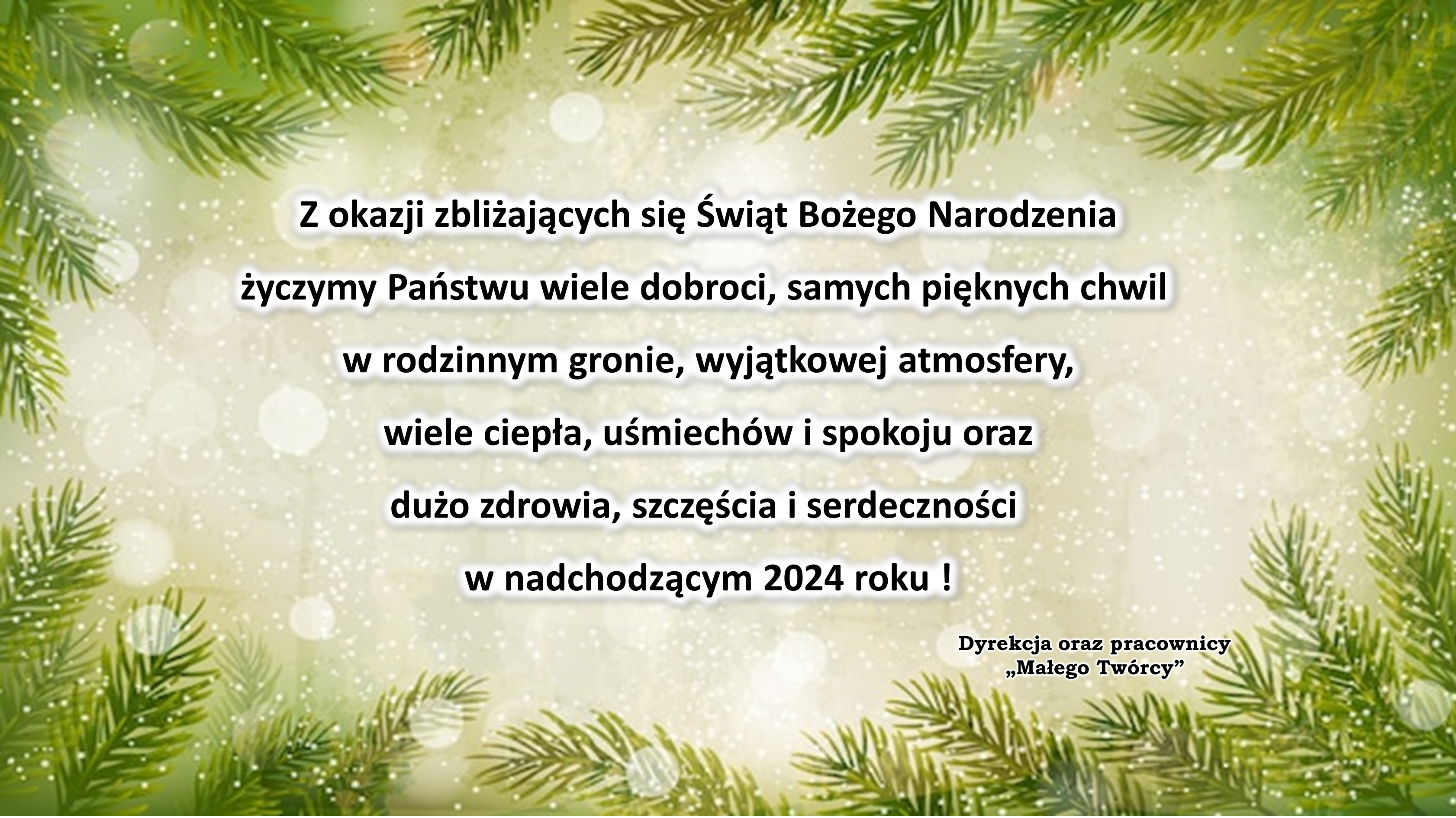 Życzenia świąteczne