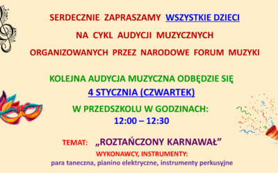 AUDYCJA MUZYCZNA – STYCZEŃ