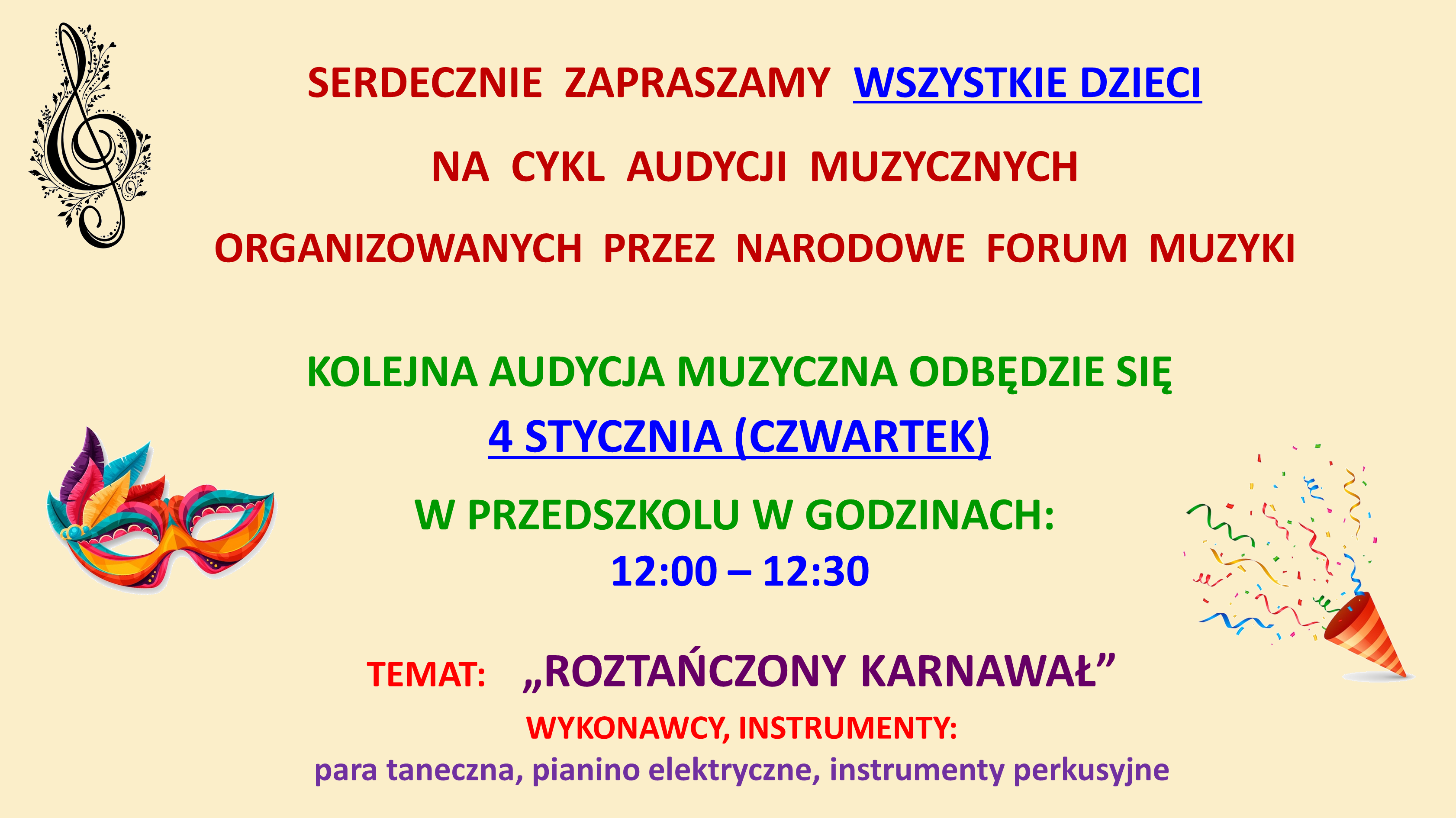 AUDYCJA MUZYCZNA – STYCZEŃ