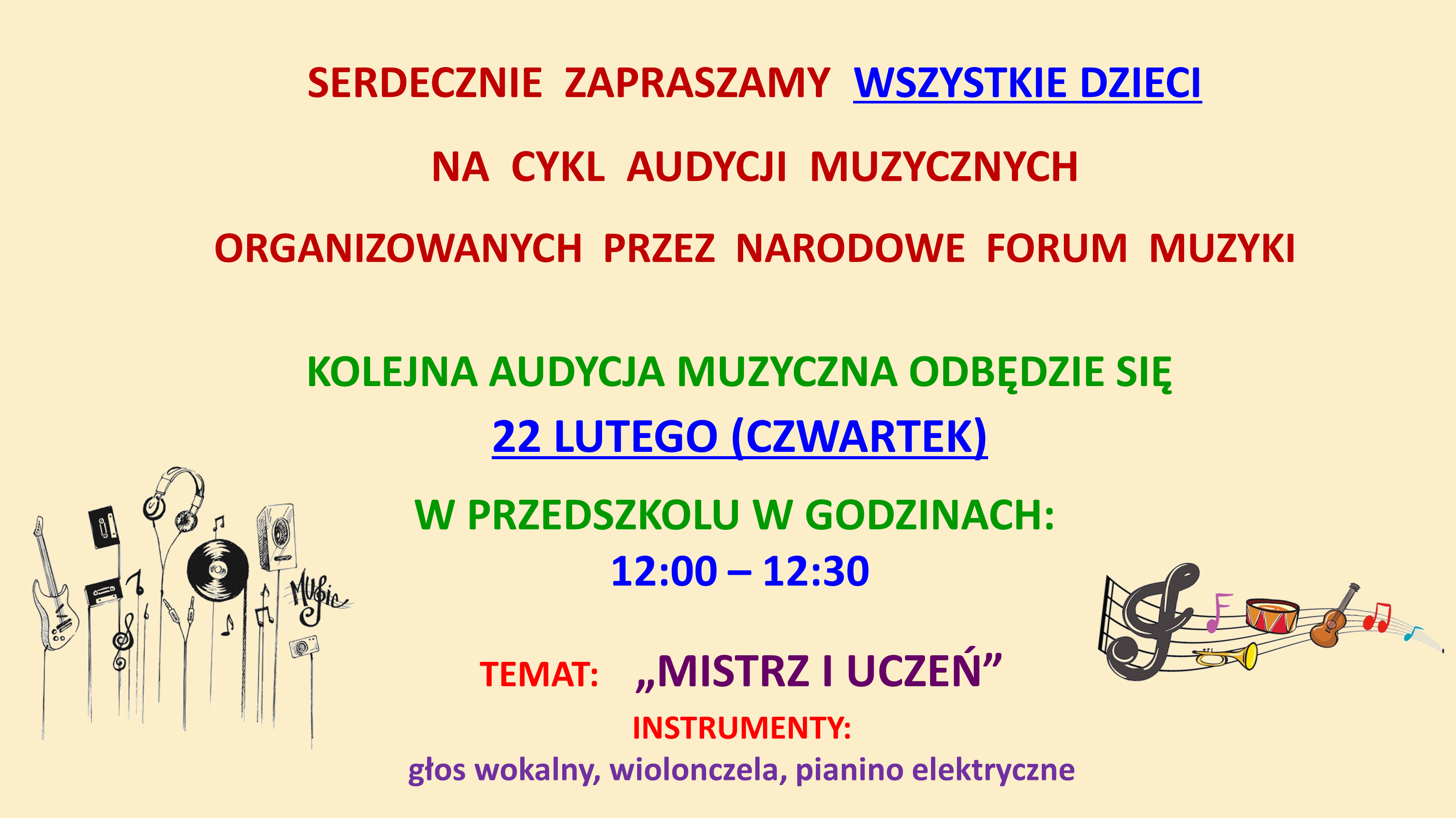 AUDYCJA MUZYCZNA – LUTY