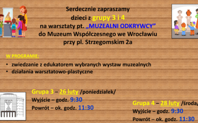 MUZEUM WSPÓŁCZESNE GRUPA 3 i 4
