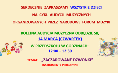 AUDYCJA MUZYCZNA – MARZEC