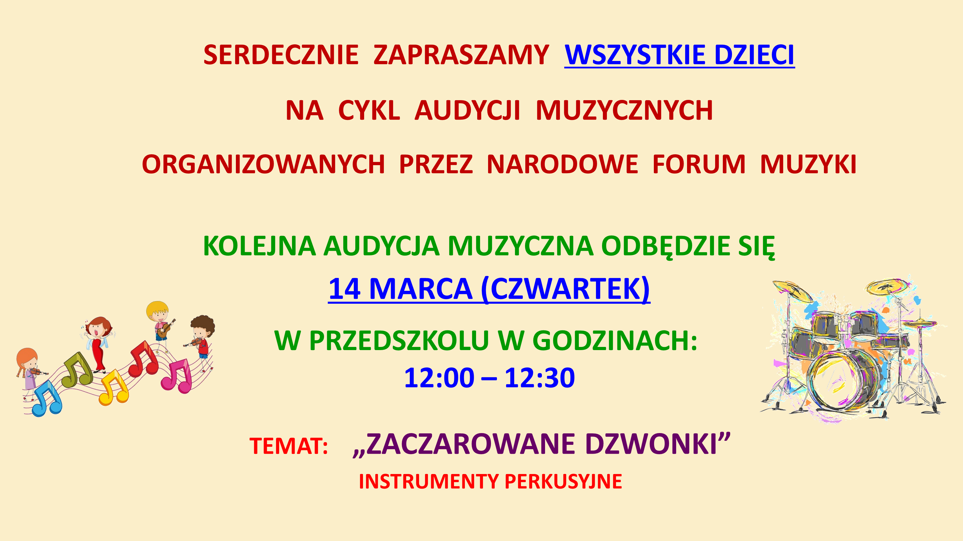 AUDYCJA MUZYCZNA – MARZEC
