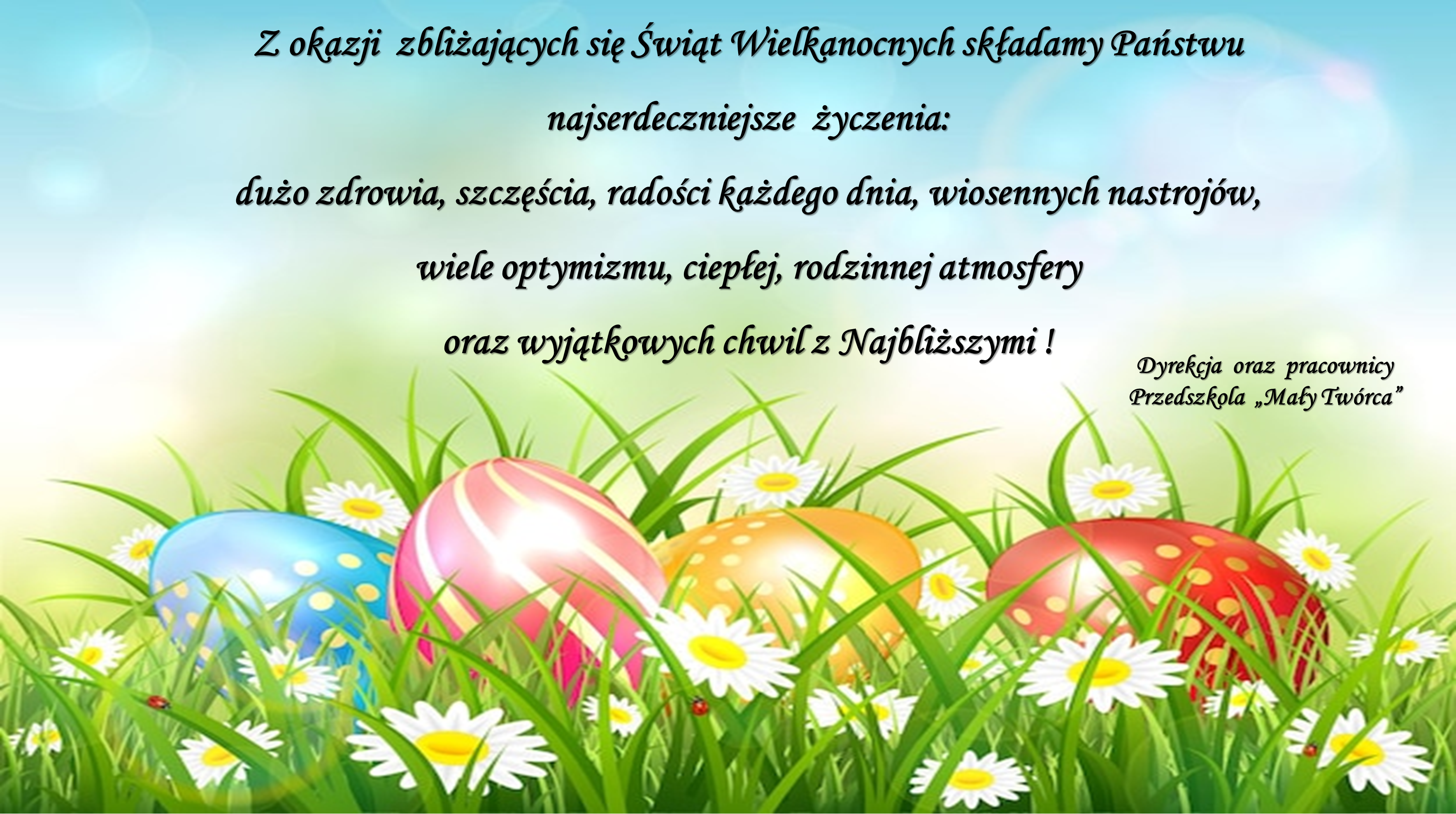 Życzenia Wielkanocne