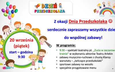 DZIEŃ PRZEDSZKOLAKA
