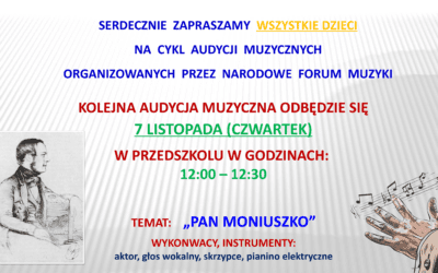 AUDYCJA MUZYCZNA – LISTOPAD