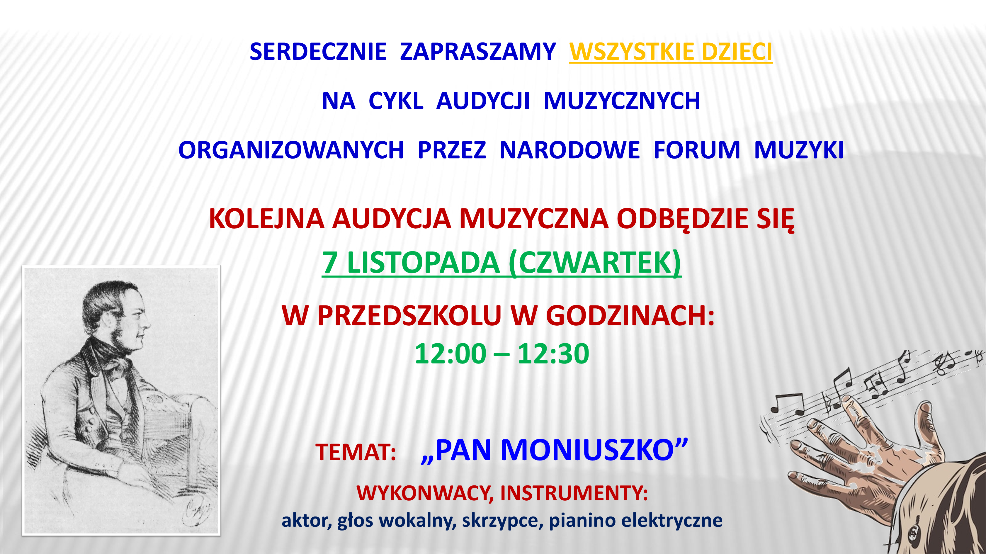 AUDYCJA MUZYCZNA – LISTOPAD