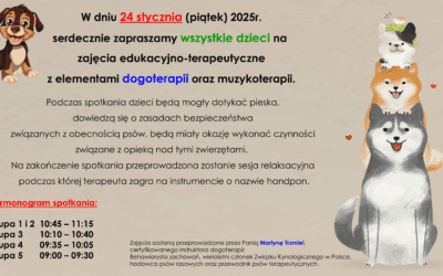 ZAJĘCIA DOGOTERAPIA