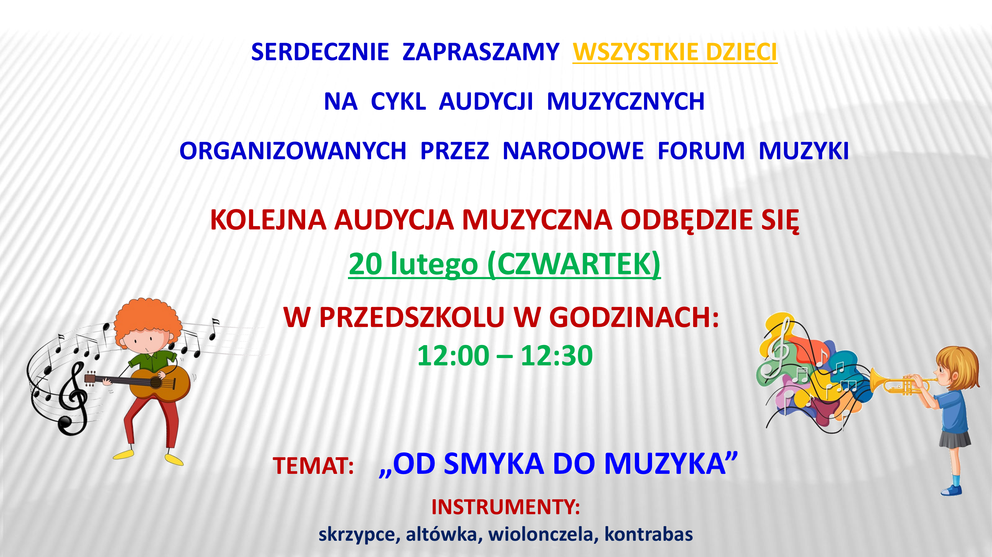 AUDYCJA MUZYCZNA – LUTY