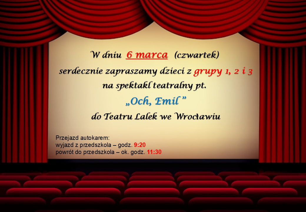 TEATR LALEK – OCH EMIL GRUPA 1-2-3