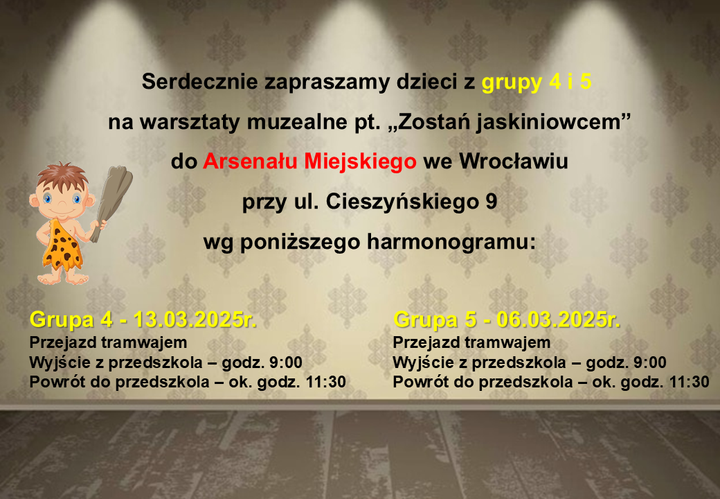 ARSENAŁ MIEJSKI – GRUPA 4 i 5