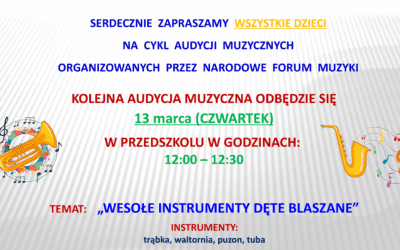 AUDYCJA MUZYCZNA – MARZEC