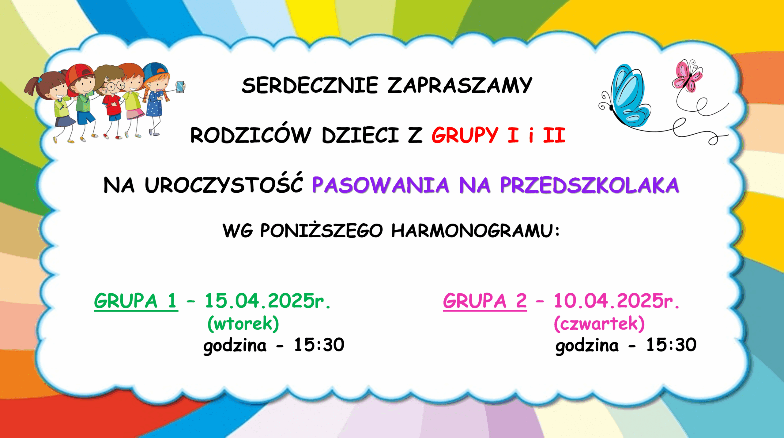PASOWANIE NA PRZEDSZKOLAKA