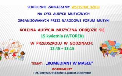AUDYCJA MUZYCZNA – KWIECIEŃ