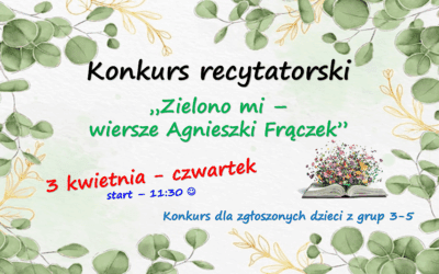 KONKURS CZYTELNICZY