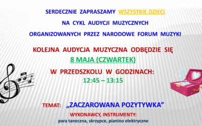 AUDYCJA MUZYCZNA – MAJ