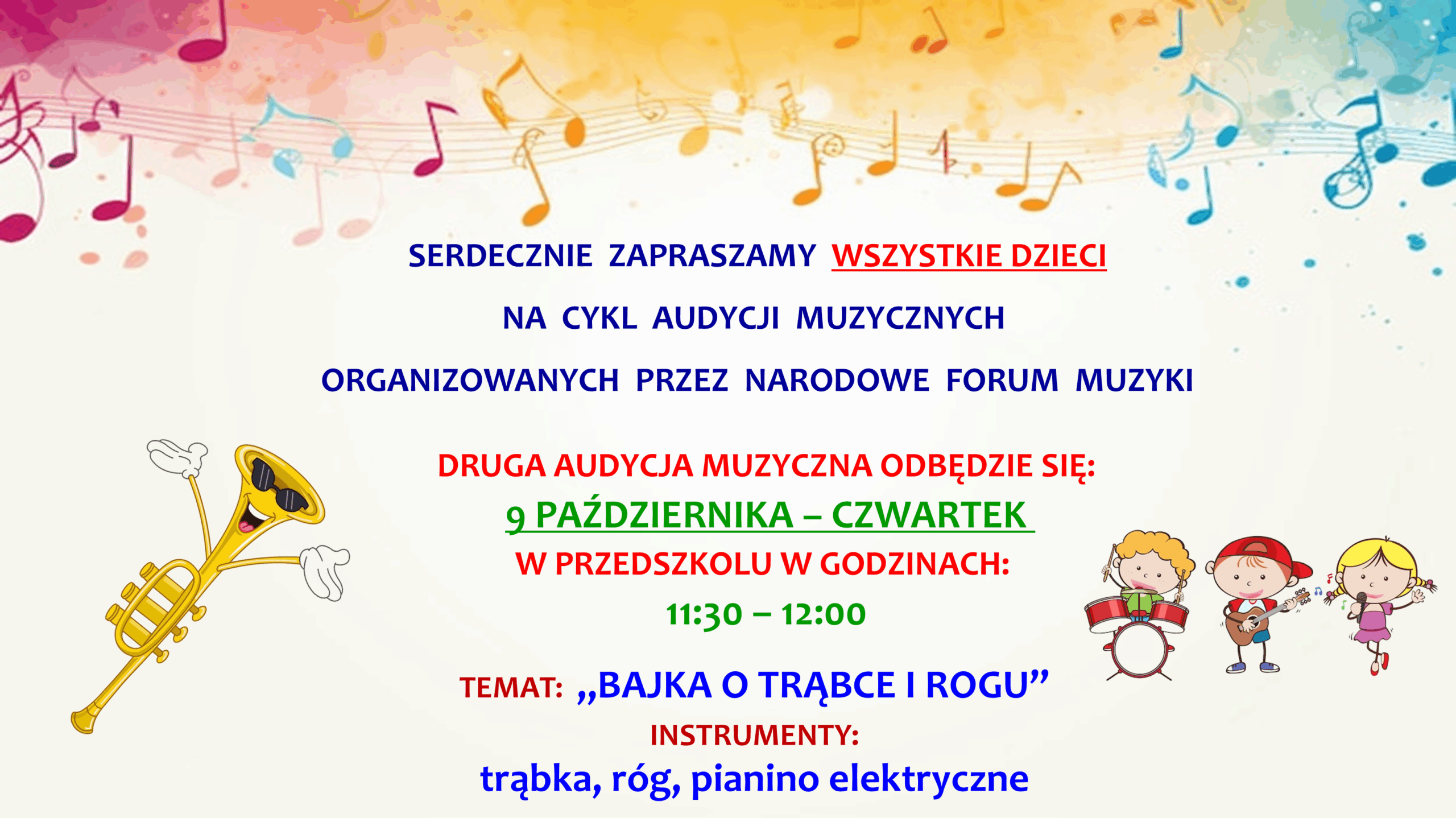 AUDYCJA MUZYCZNA – PAŹDZIERNIK