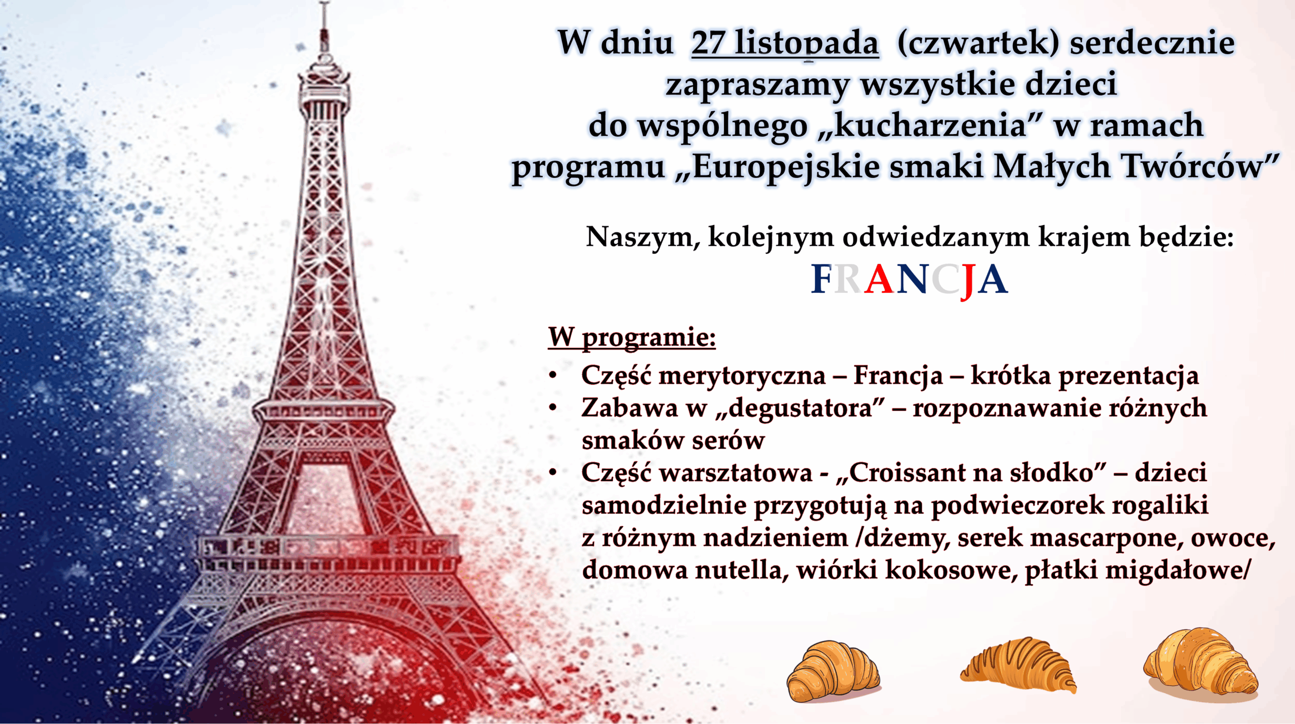 PROGRAM KULINARNY FRANCJA