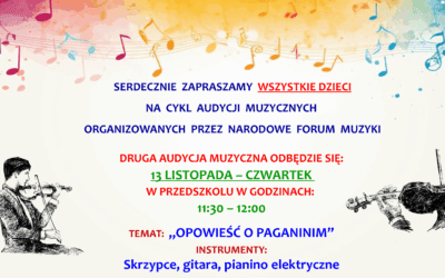 AUDYCJA MUZYCZNA-LISTOPAD