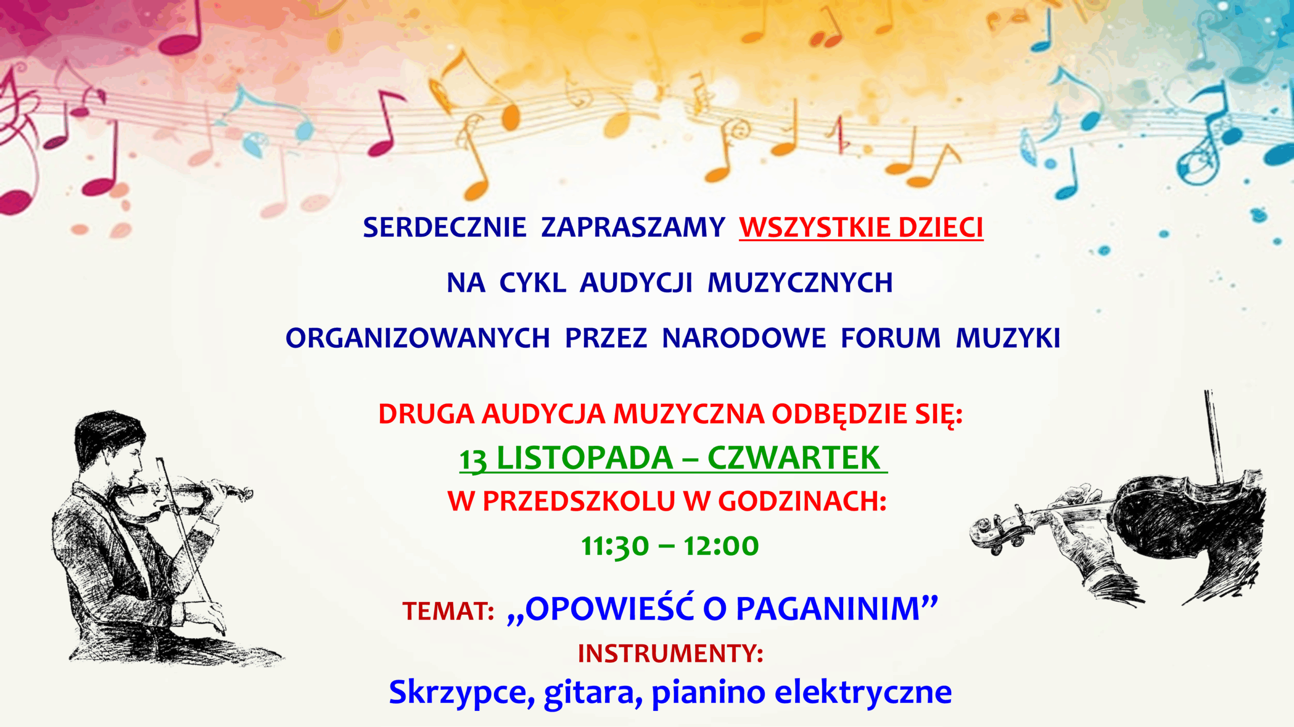 AUDYCJA MUZYCZNA-LISTOPAD
