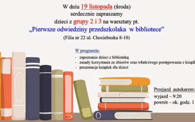 WARSZTATY BIBLIOTECZNE-GRUPA 2 i 3