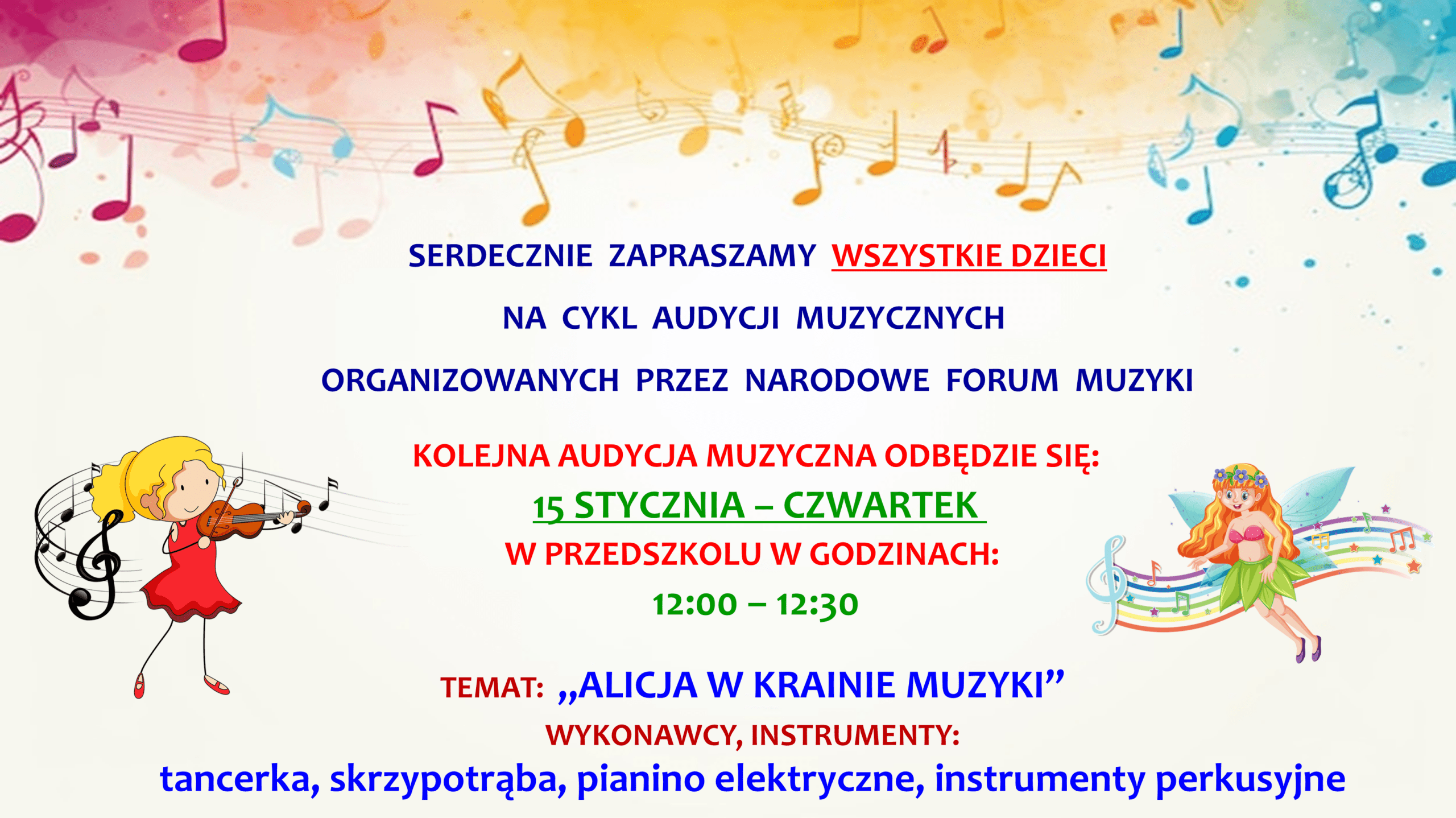 AUDYCJA MUZYCZNA STYCZEN