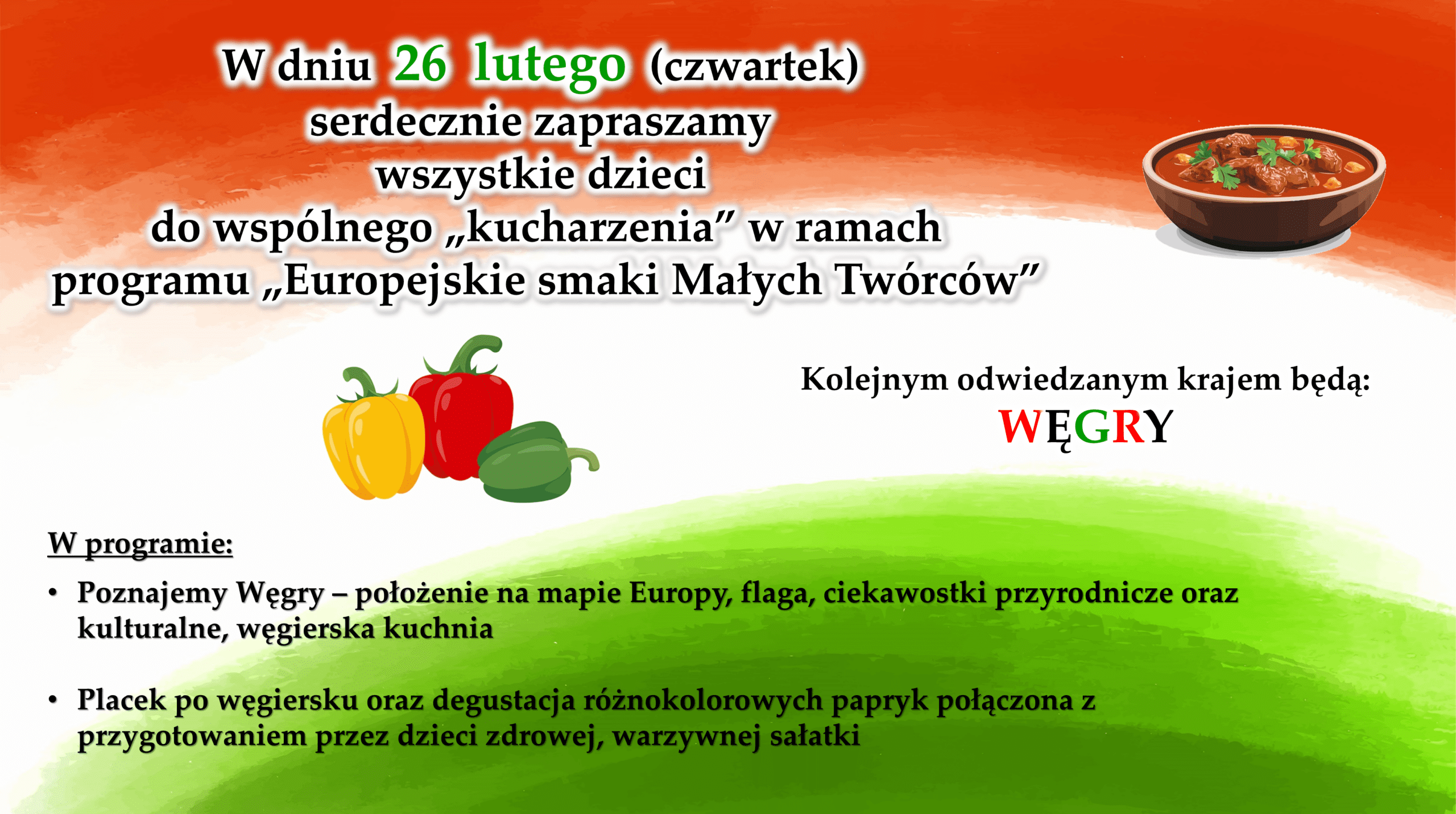PROGRAM KULINARNY WEGRY