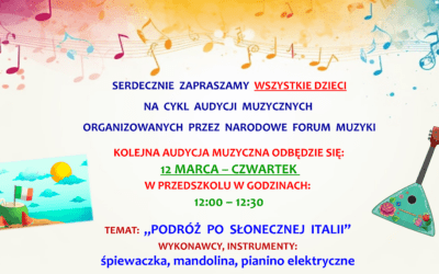 AUDYCJA MUZYCZNA MARZEC