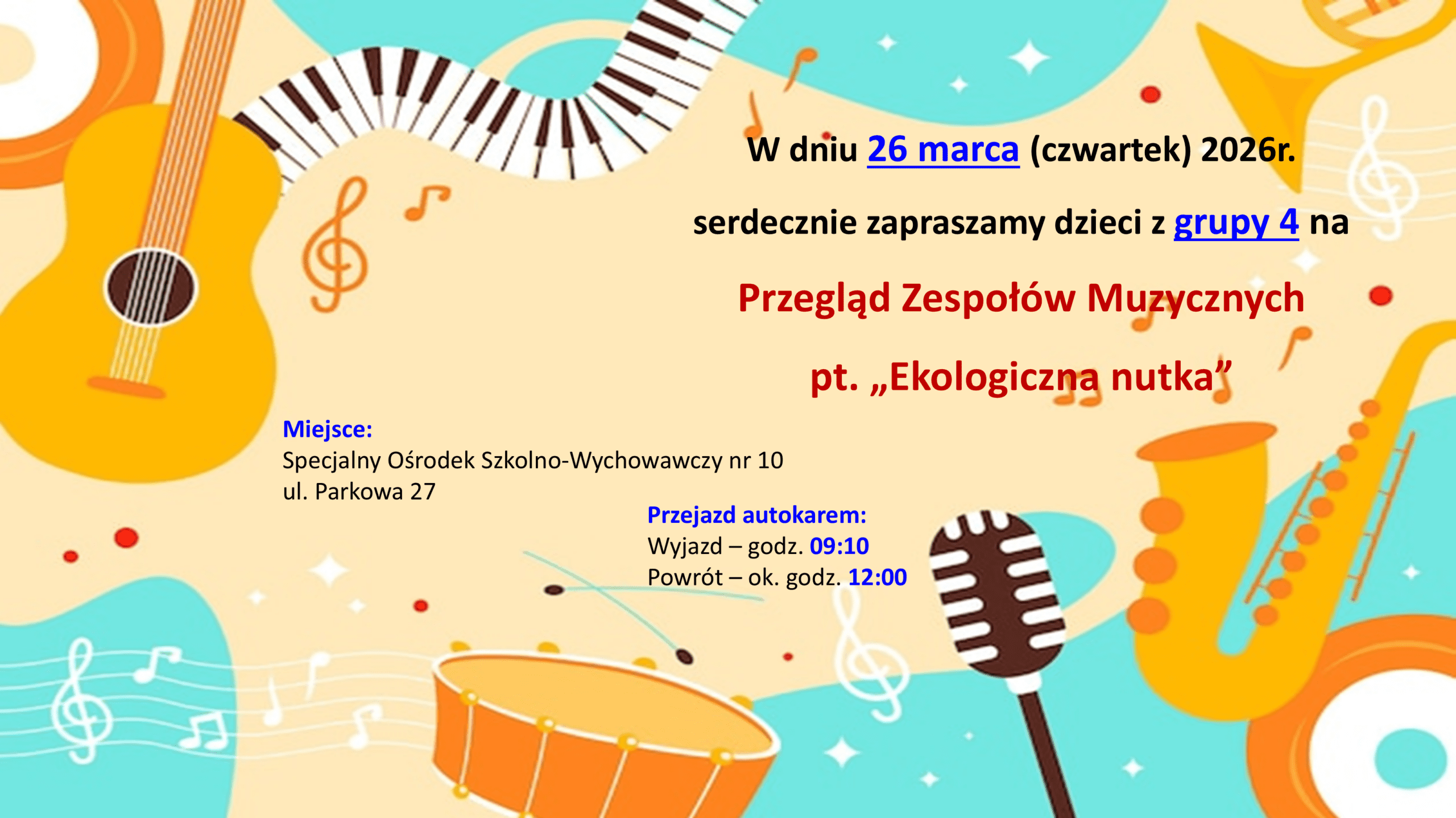 PRZEGLAD MUZYCZNY GRUPA 4