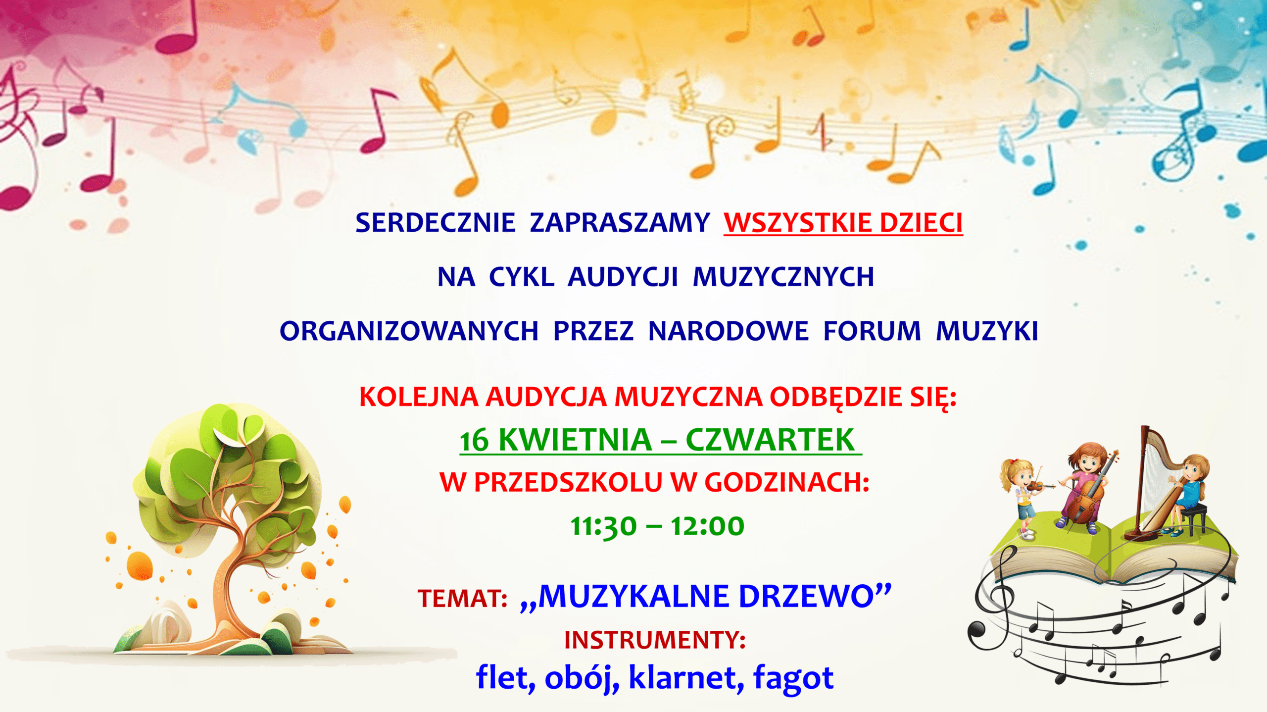AUDYCJA MUZYCZNA KWIECIEN
