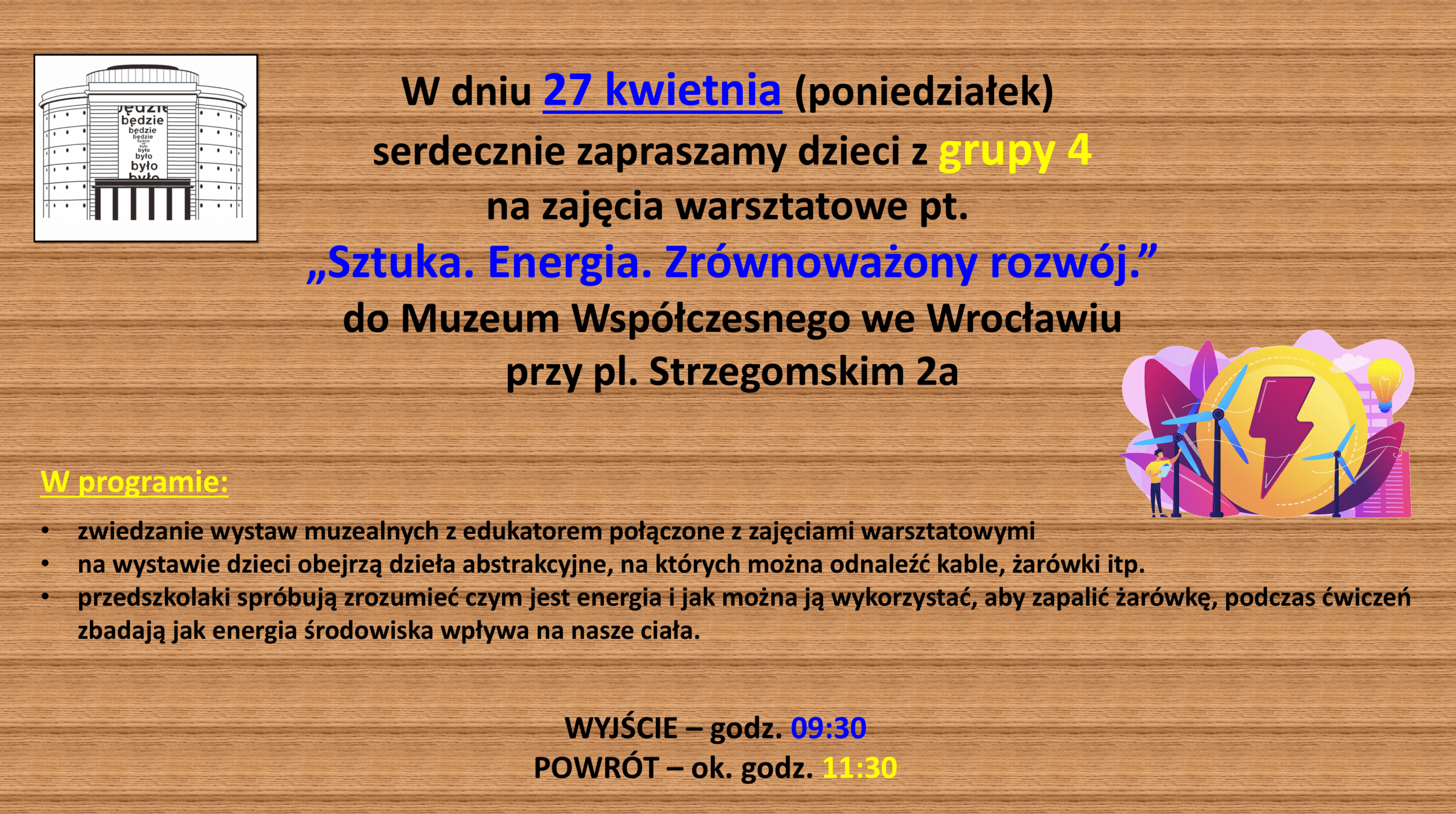 MUZEUM WSPOLCZESNE – GRUPA 4