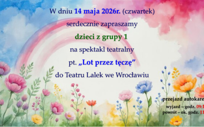 TEATR LALEK – LOT PRZEZ TECZE – GRUPA 1
