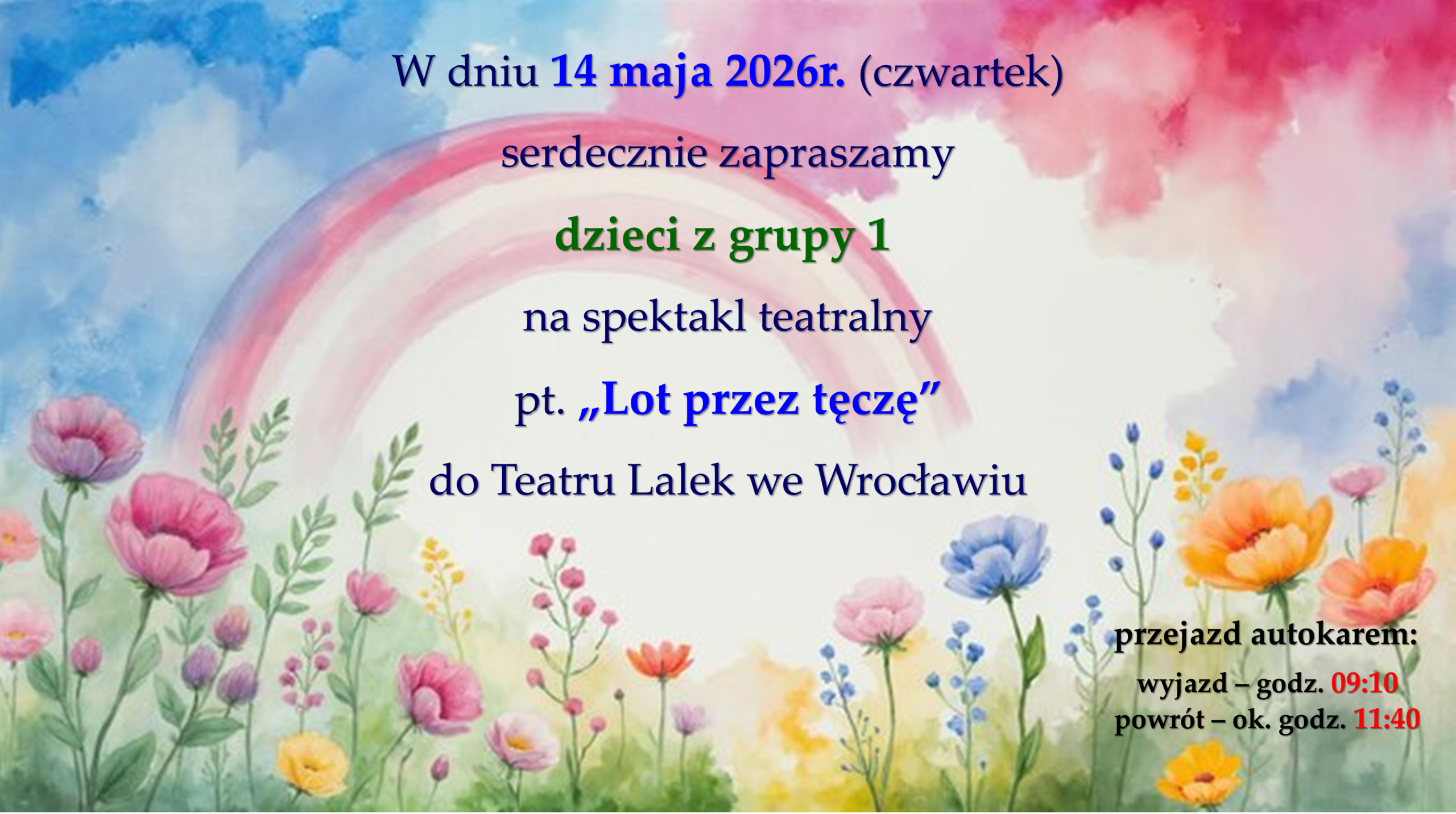 TEATR LALEK – LOT PRZEZ TECZE – GRUPA 1