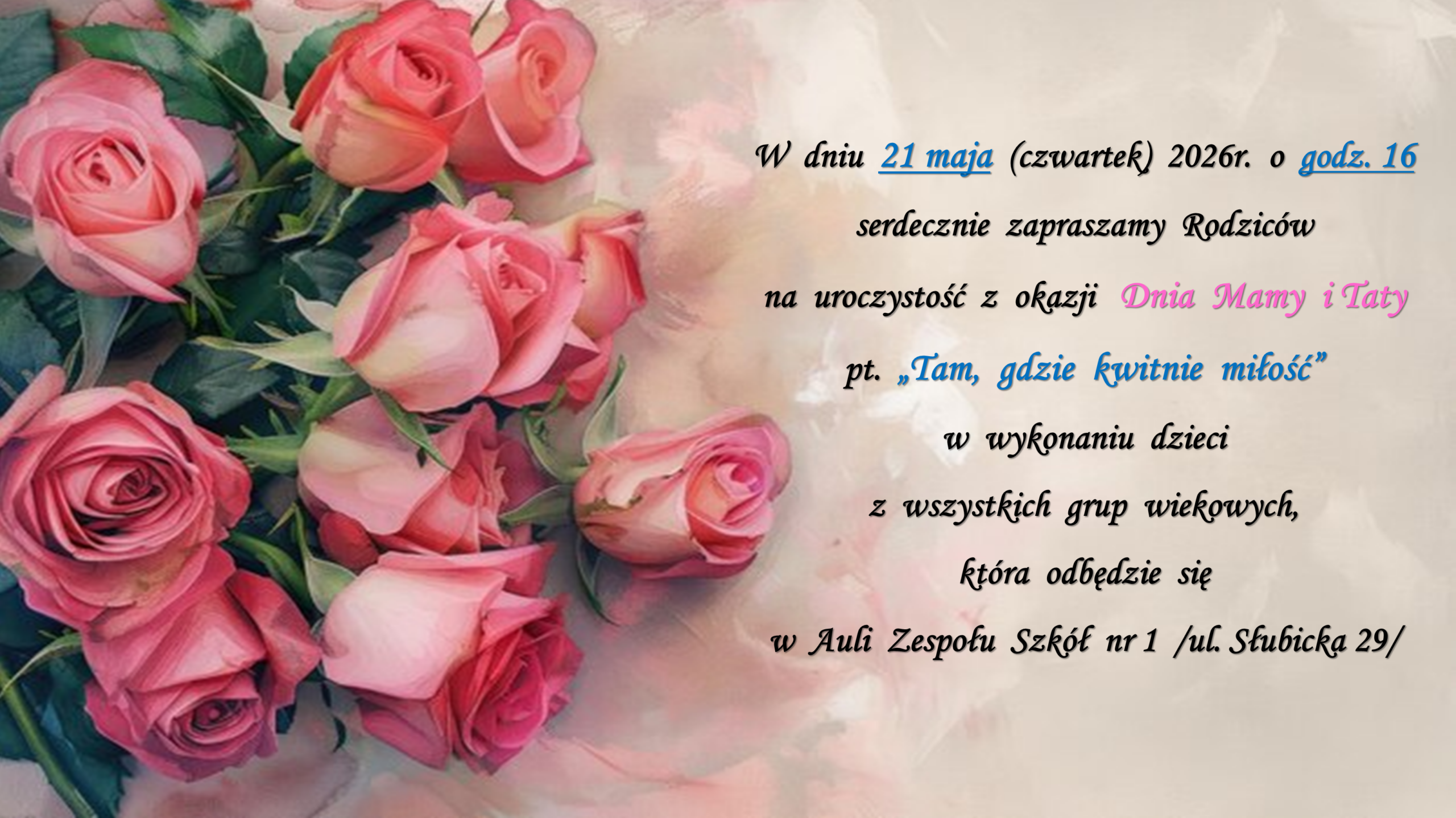 DZIEN MAMY I TATY