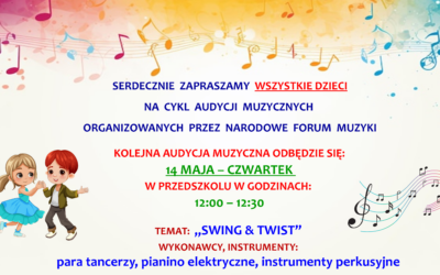 AUDYCJA MUZYCZNA – MAJ